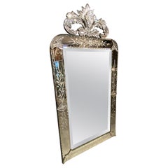 Vintage Fantastic Venetian Mirror, France, 1930s-1940s