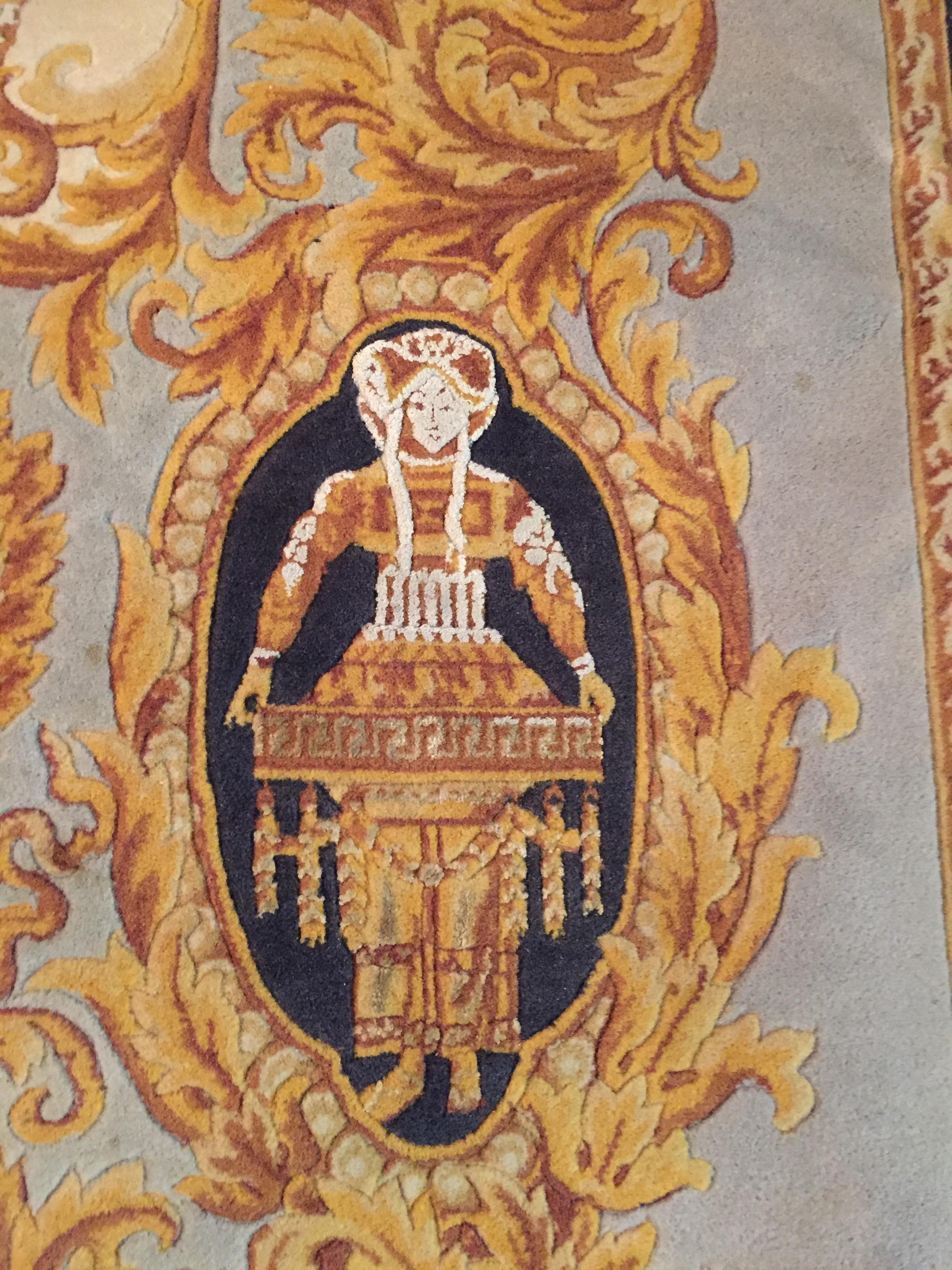 versace rug black and gold