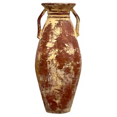 Fantastische Vintage Coastal Distressed Terracotta Urne