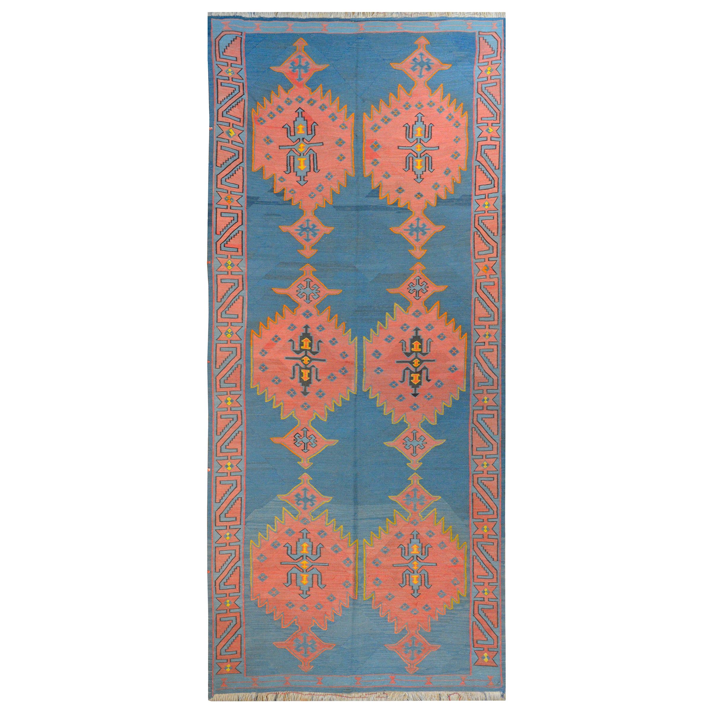 Fantastic Vintage Karebak Kilim Rug