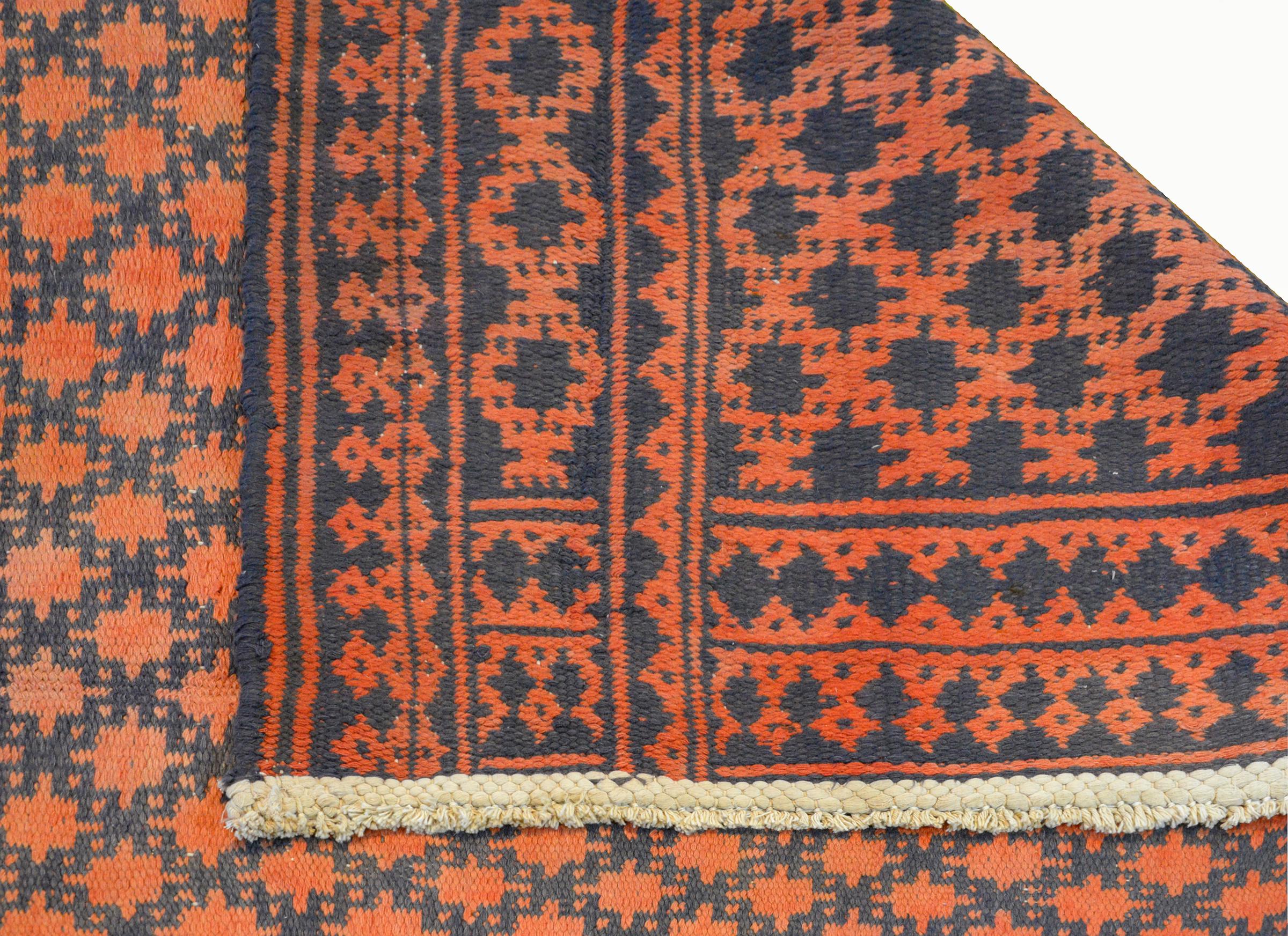 Fantastic Vintage Persian Cotton Kilim Rug For Sale 5