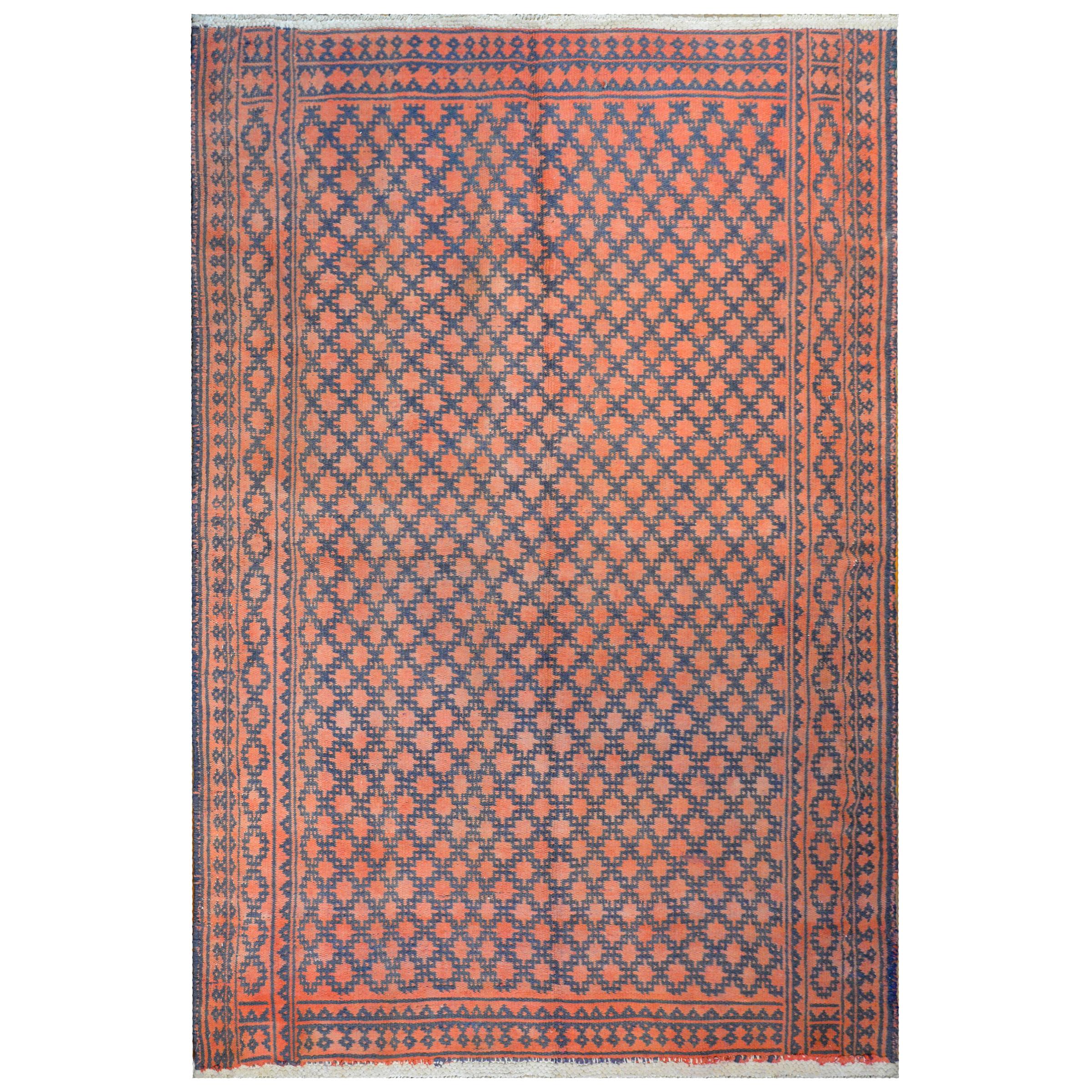 Fantastischer persischer Kilim-Teppich aus Baumwolle im Vintage-Stil