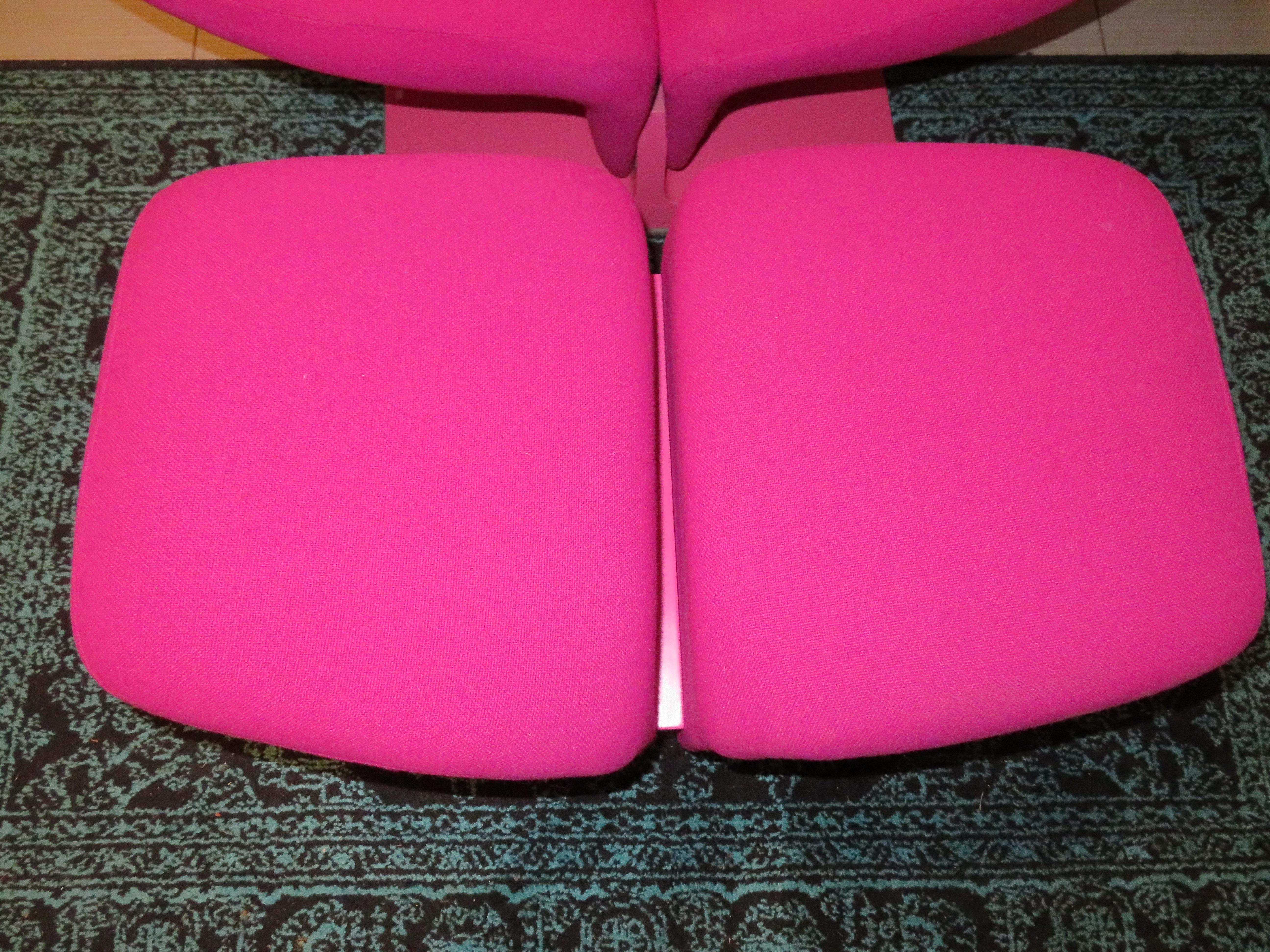 American Fantastic Vintage Pierre Paulin for Artifort Ribbon Chair and Ottoman