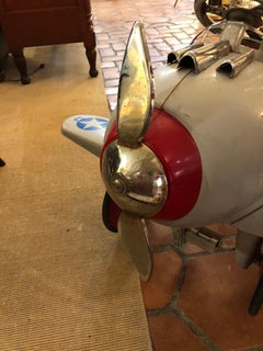 Fantastic Vintage Pursuit Children's Toy Pedal Airplane Car