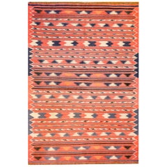 Fantastic Vintage Turkmen Kilim Rug