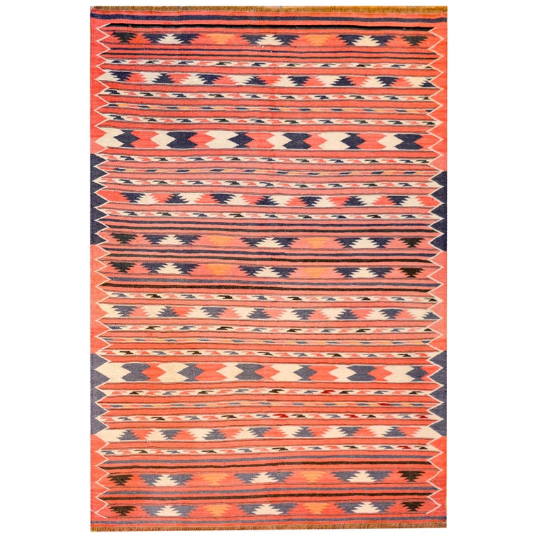 Fantastic Vintage Turkmen Kilim Rug For Sale at 1stdibs