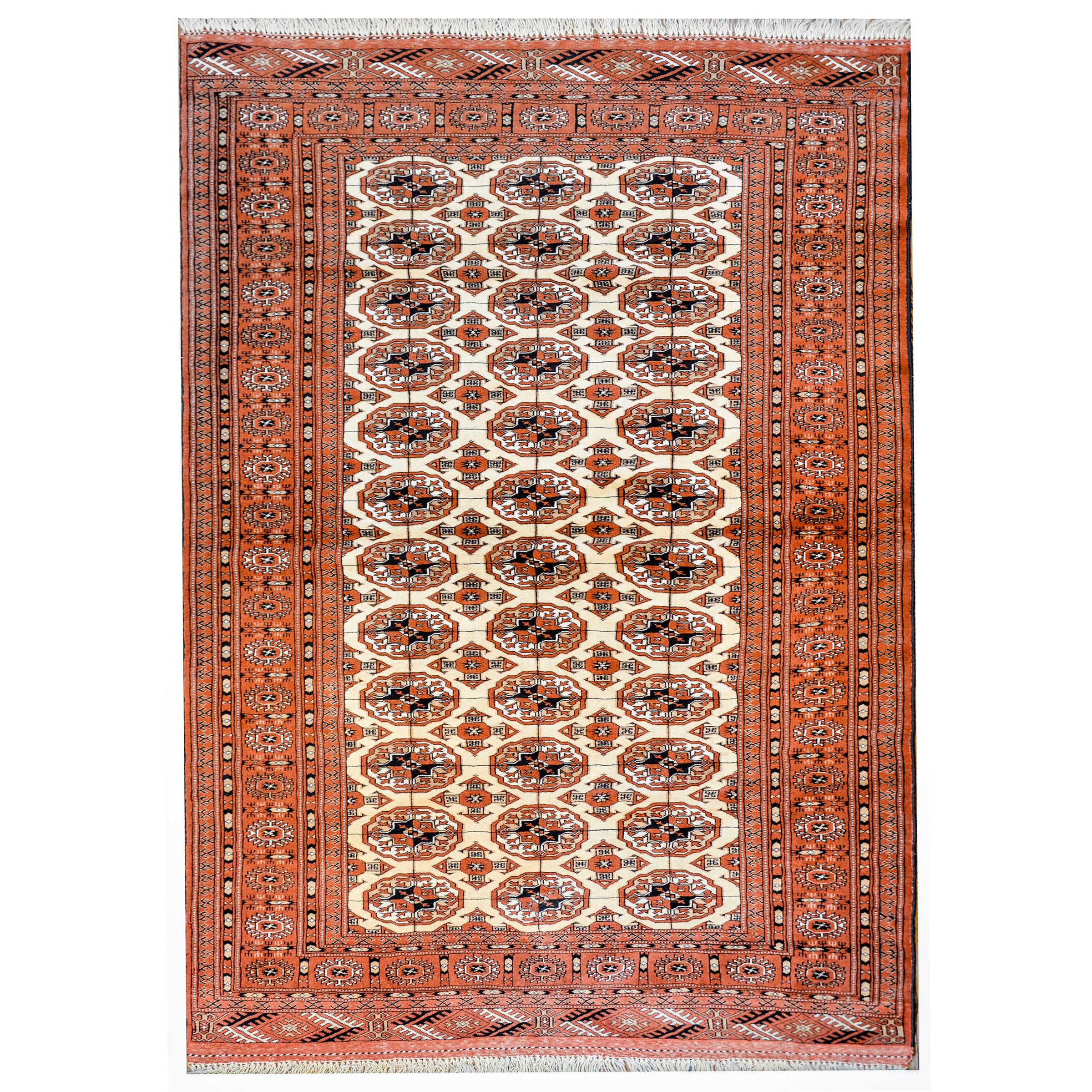 Fantastischer Turkoman-Teppich im Vintage-Stil
