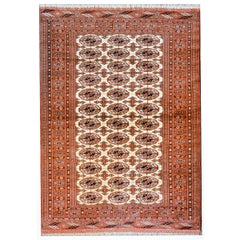 Fantastic Vintage Turkoman Rug