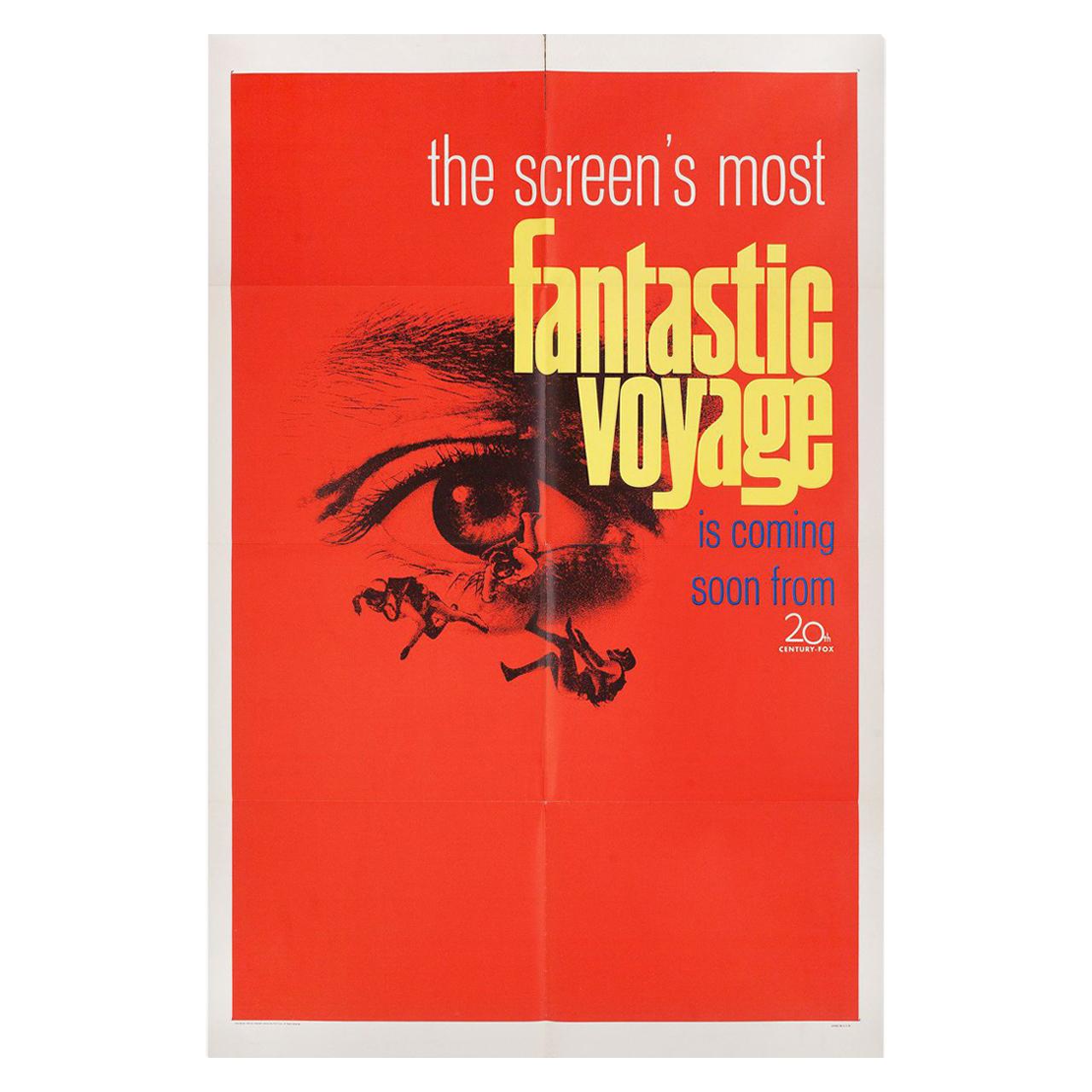 "Fantastic Voyage" 1966 U.S. One Sheet Film Poster