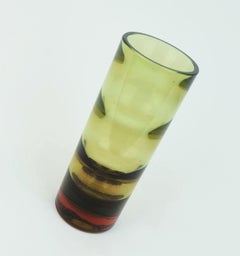 fantastic WMF mid century crystal glass VASE erich jachmann 1960s