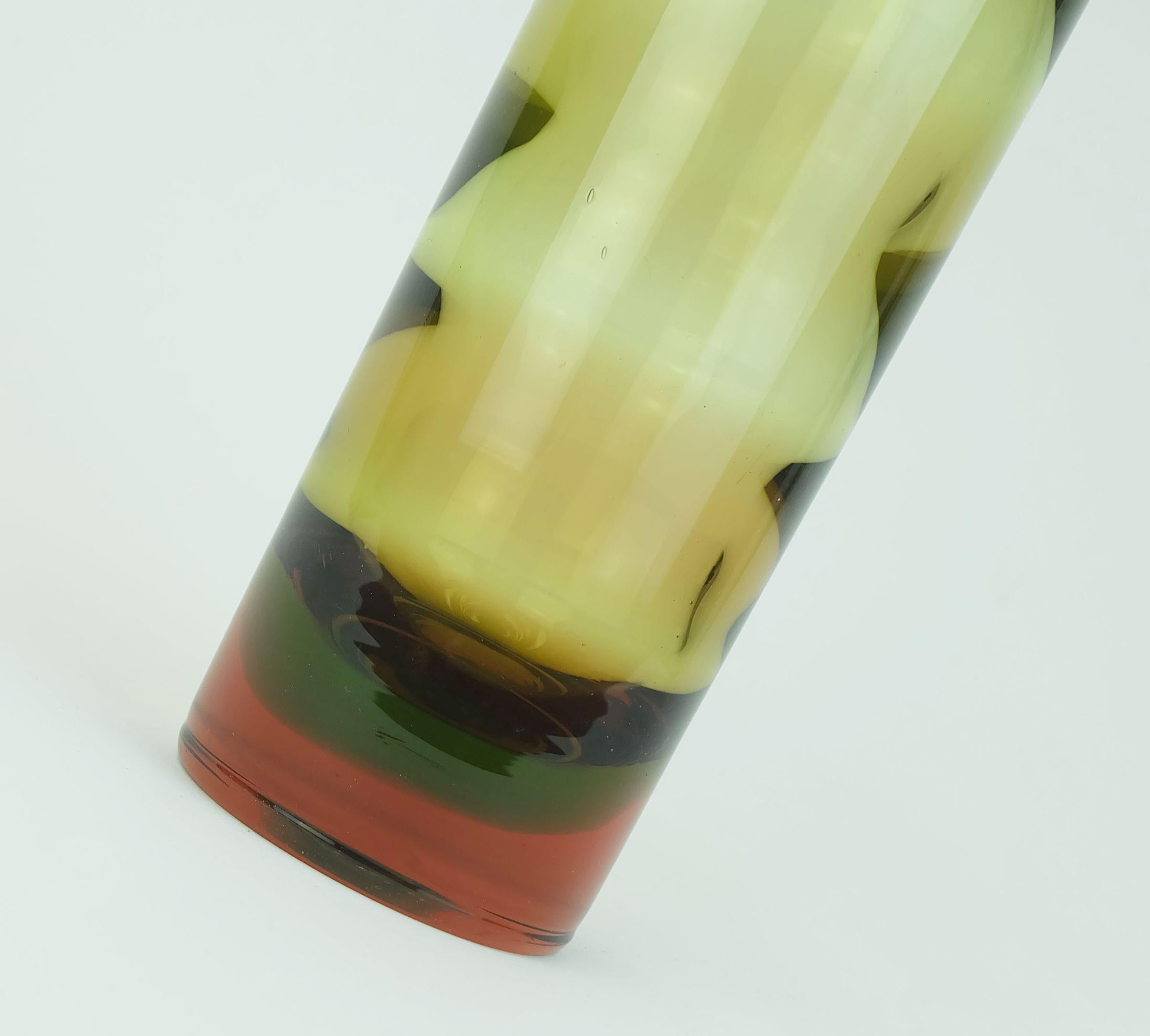 Mid-Century moderno fantastico Vaso in vetro cristallo WMF metà secolo Erich Jachmann 1960 in vendita