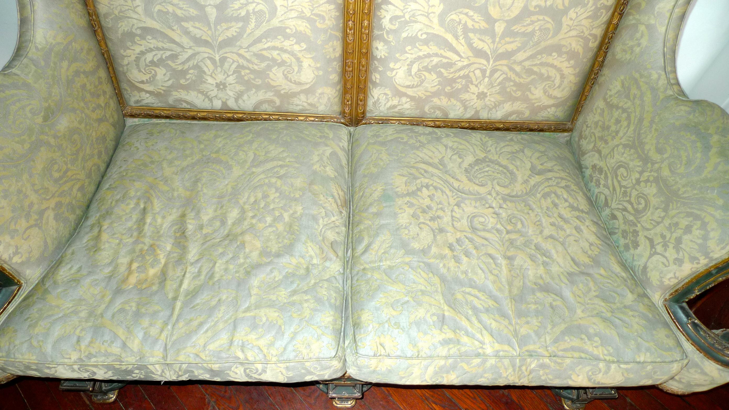 Duke of Leeds Fortuny Gothic Settee For Sale 9