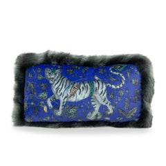 Fantastical Zebra Cat Throw Pillow Set