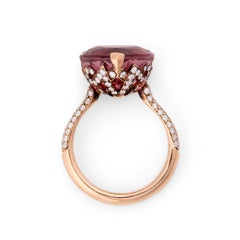 Fantasy Cut Rubellite Ring