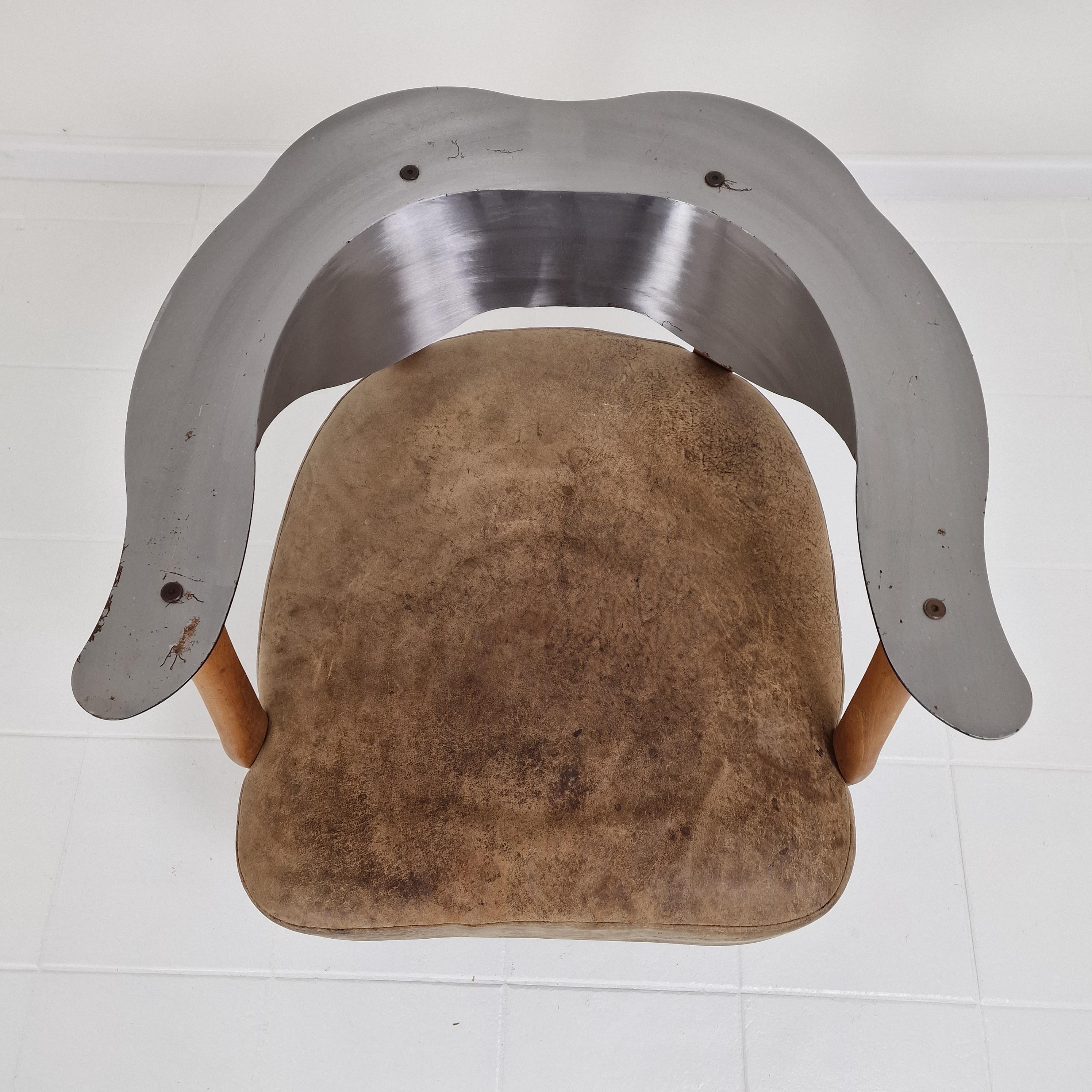 Steel ‘Fantasy Island’ Lounge Chair by Kurt Bayer, 1980's For Sale