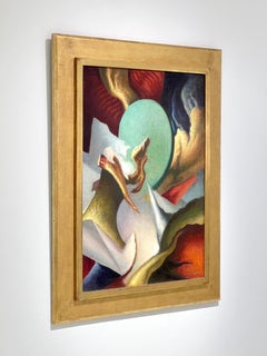 "FANTASY" Huile sur toile de Thomas Hart Benton