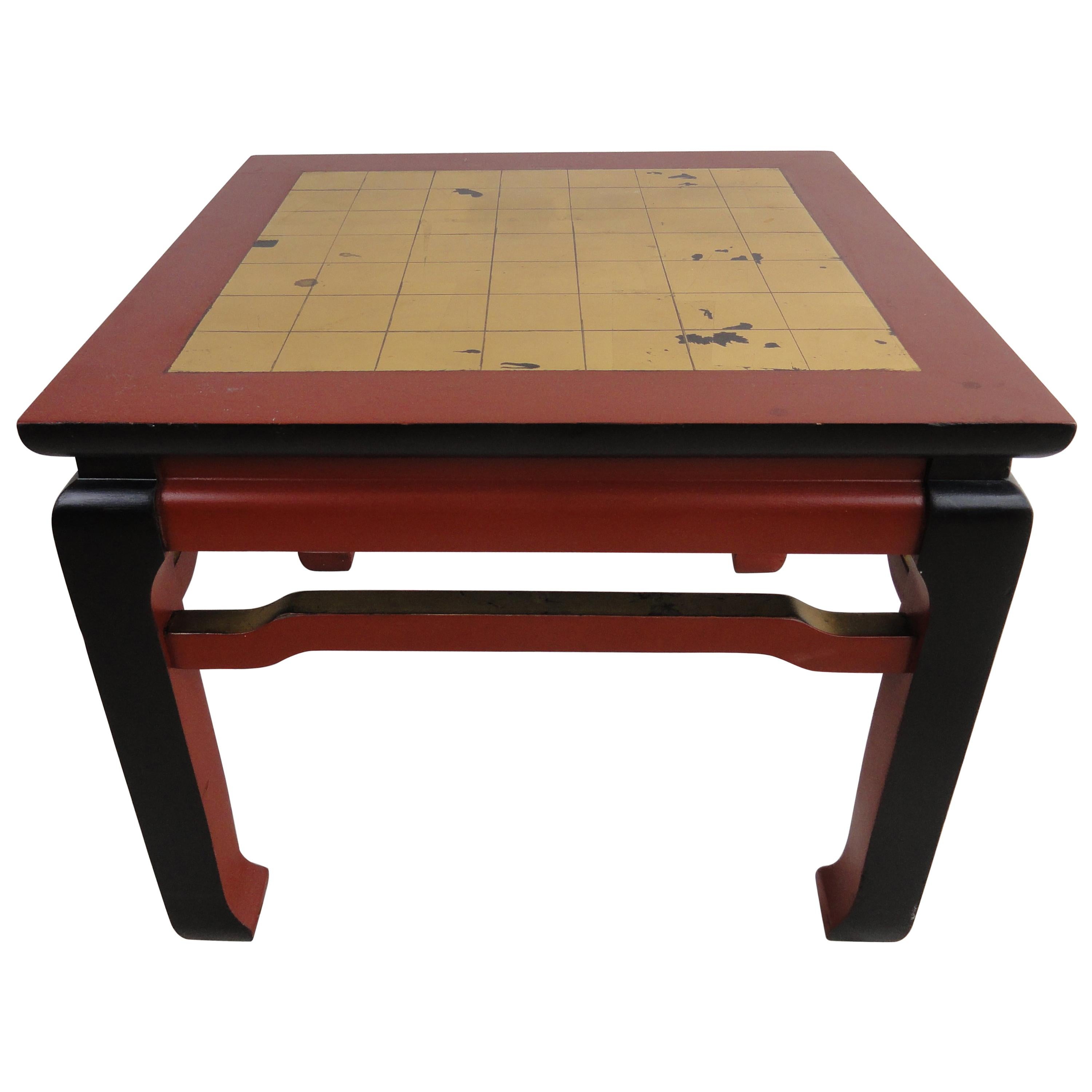 Fantasy Painted Ming-Style Table For Sale