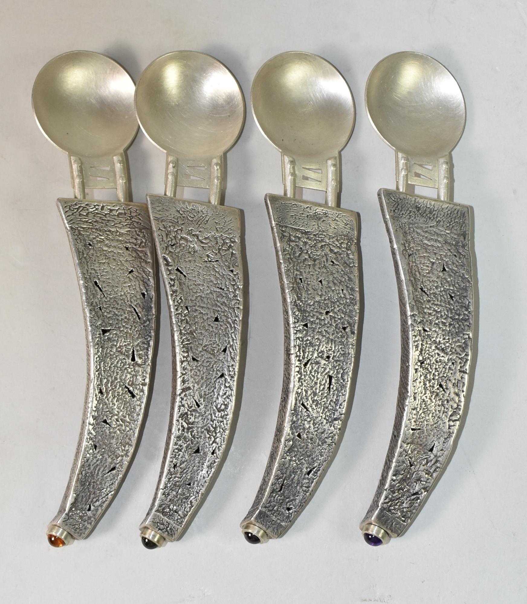 Fine XX secolo Posate in argento sterling Fantasy Style Lucci, 14 pezzi, 44 once. in vendita
