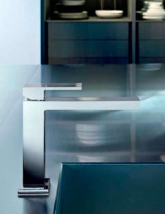 Fantini Chrome Plano Kitchen Faucet Mixer by Angeletti & Ruzza