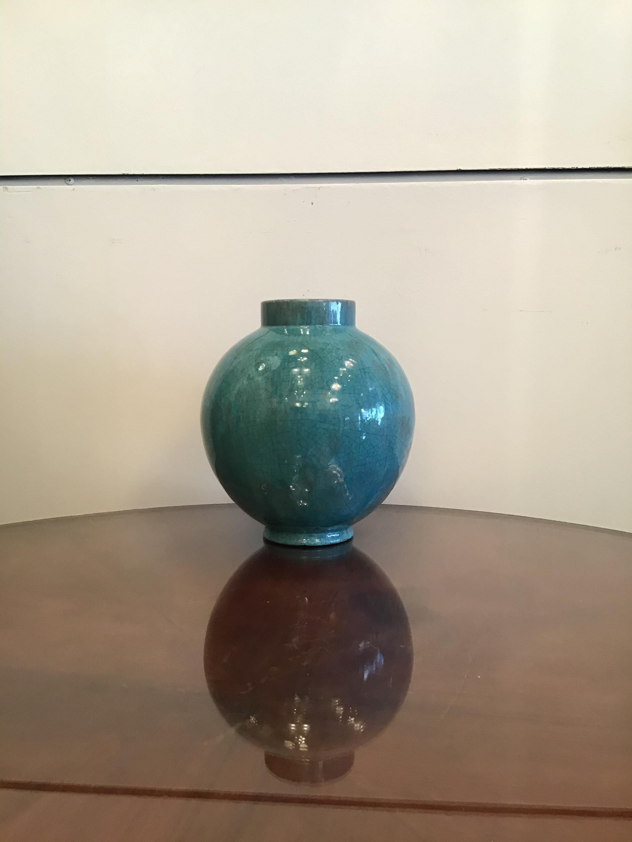 Italian Fantoni Marcello Vase Ceramic 1950 Firenze, Italy