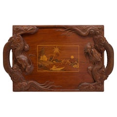 Bandeja del Dragón del Lejano Oriente, 1900