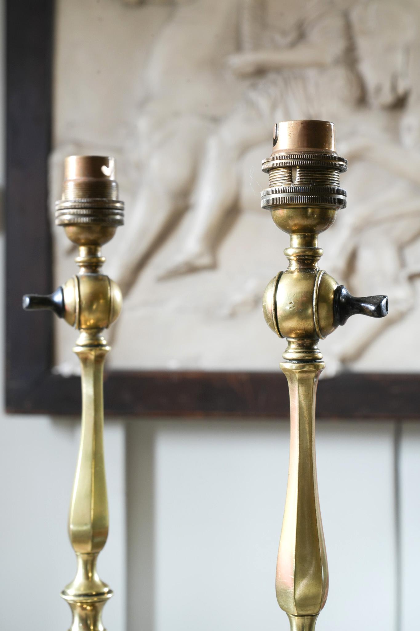 English Faraday Table Lamps For Sale