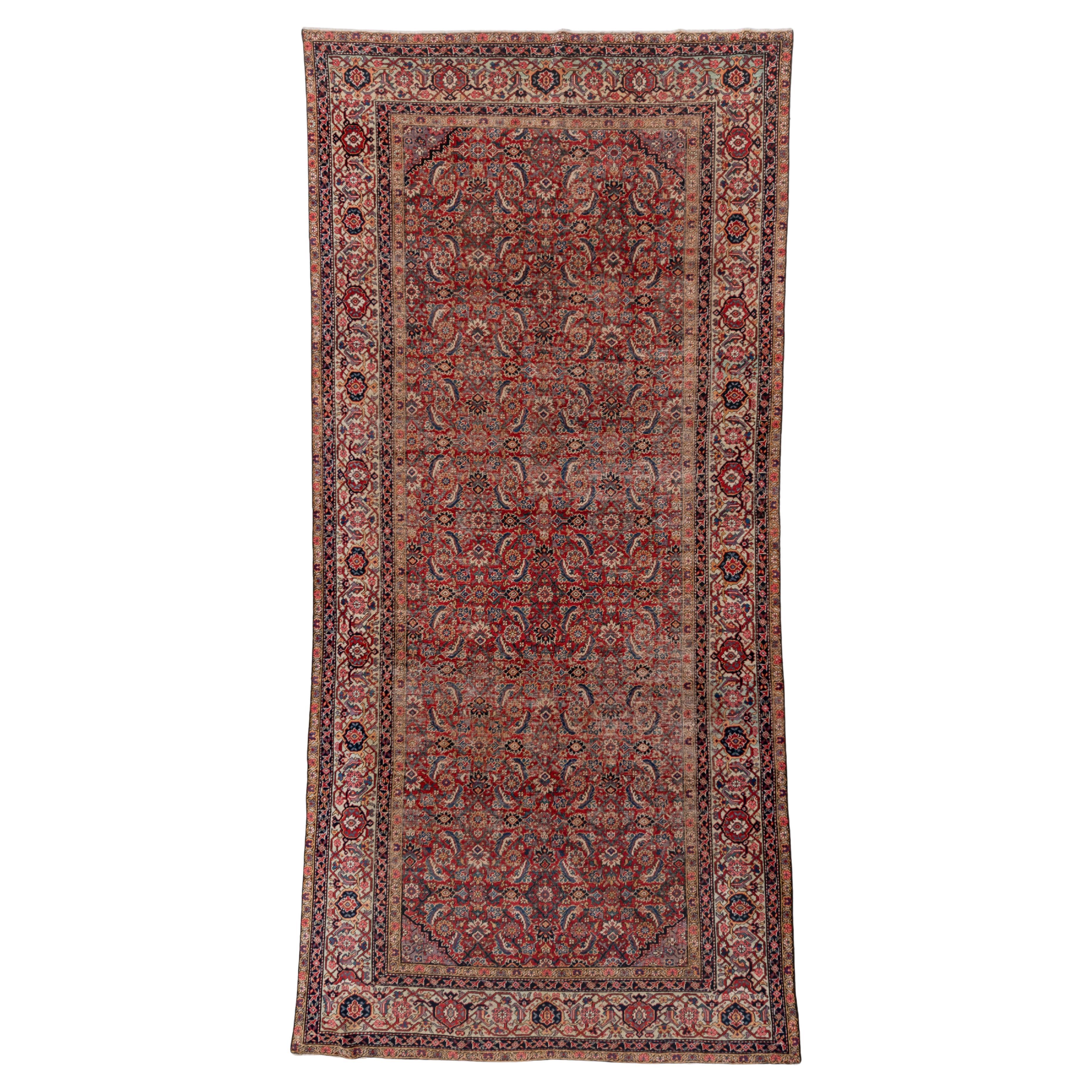 Farahan Teppich Allover Paisley und Rosette Floral Muster