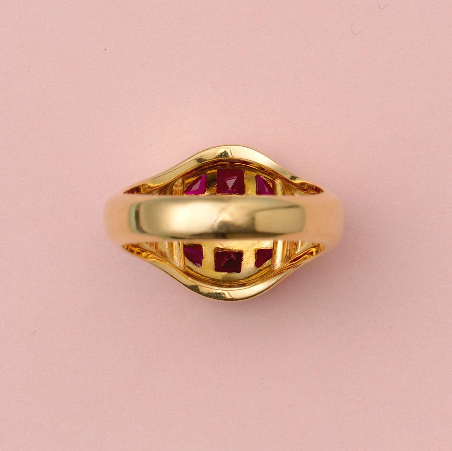 Faraone Gold and Ruby Ring 1