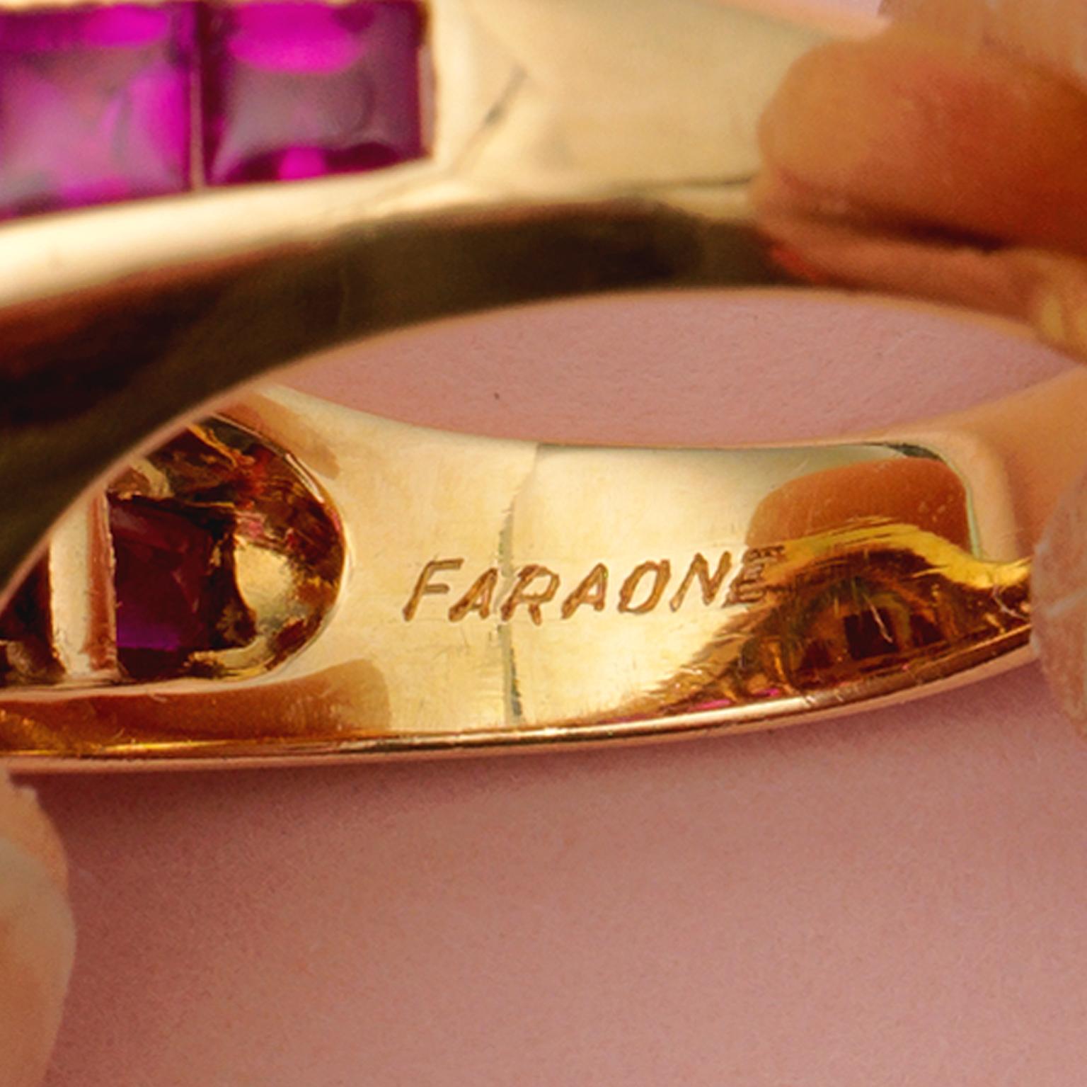 Faraone Gold and Ruby Ring 3