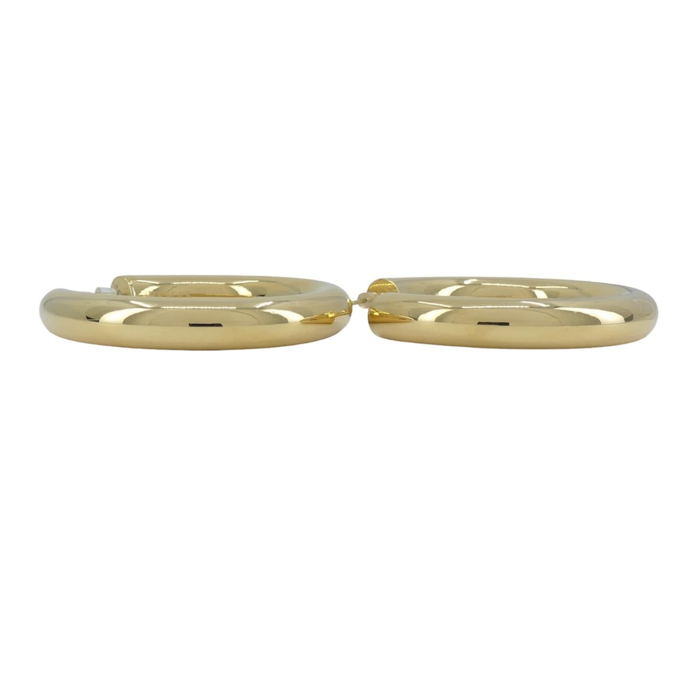 Faraone Mennella 18k Gold Barbella Hoops For Sale 3