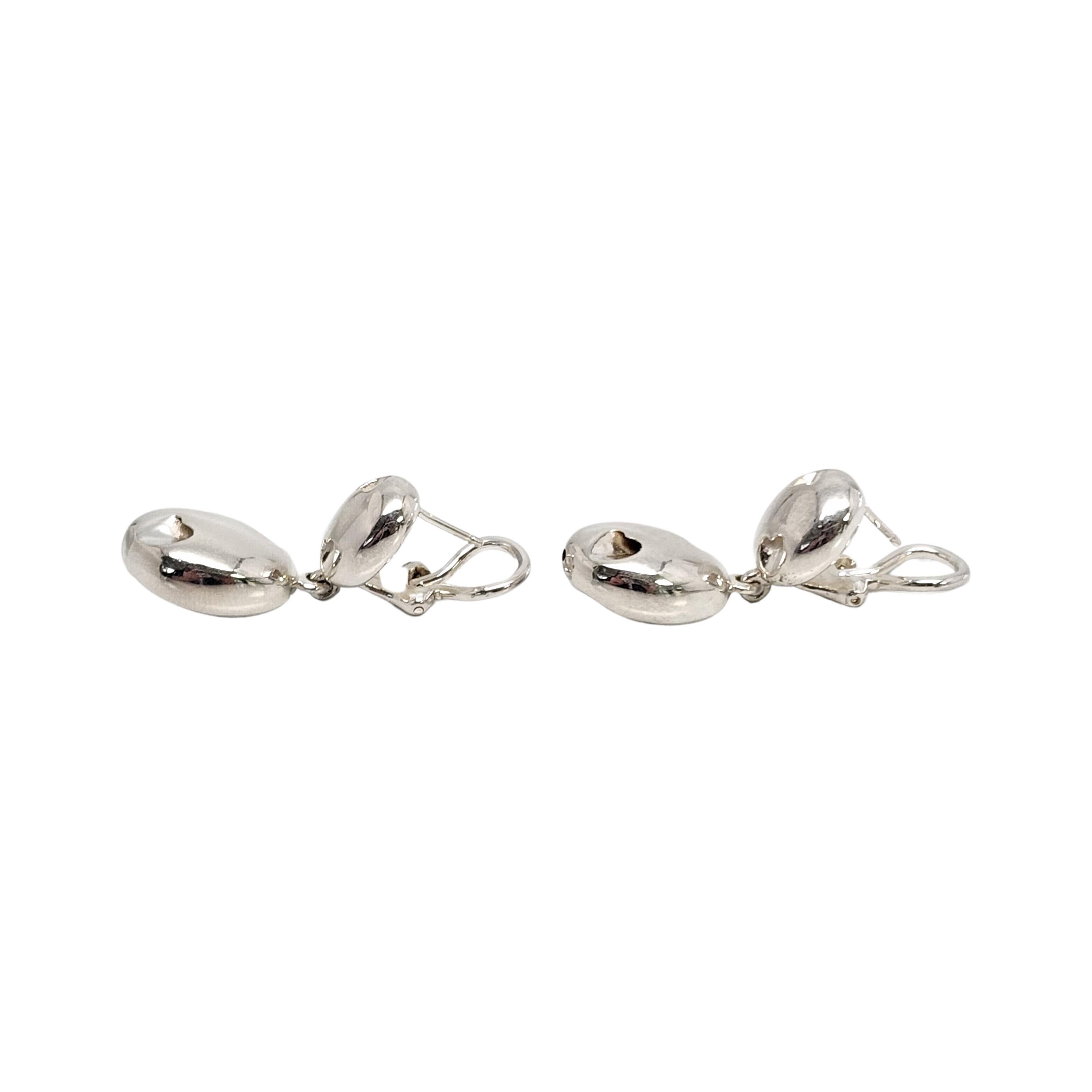 Faraone Mennella Sterling Silver Dangle Earrings In Good Condition For Sale In Washington Depot, CT
