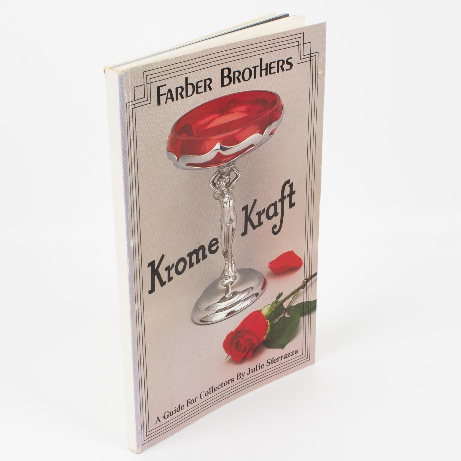 Farber Brothers, Krome Kraft, a guide for collectors. English book, by Julie Sferrazza, 1988.
The book contains information on each piece, including the glass manufacturer, color, and additional black-and-white illustrations. It is a must-have for