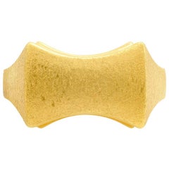 FARBOD 18 Karat Matte Gold Cocktail Ring "Elan"