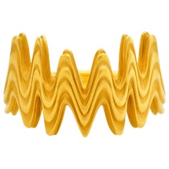 FARBOD 18 Karat Yellow Gold Ring "Crown" 'Unisex'