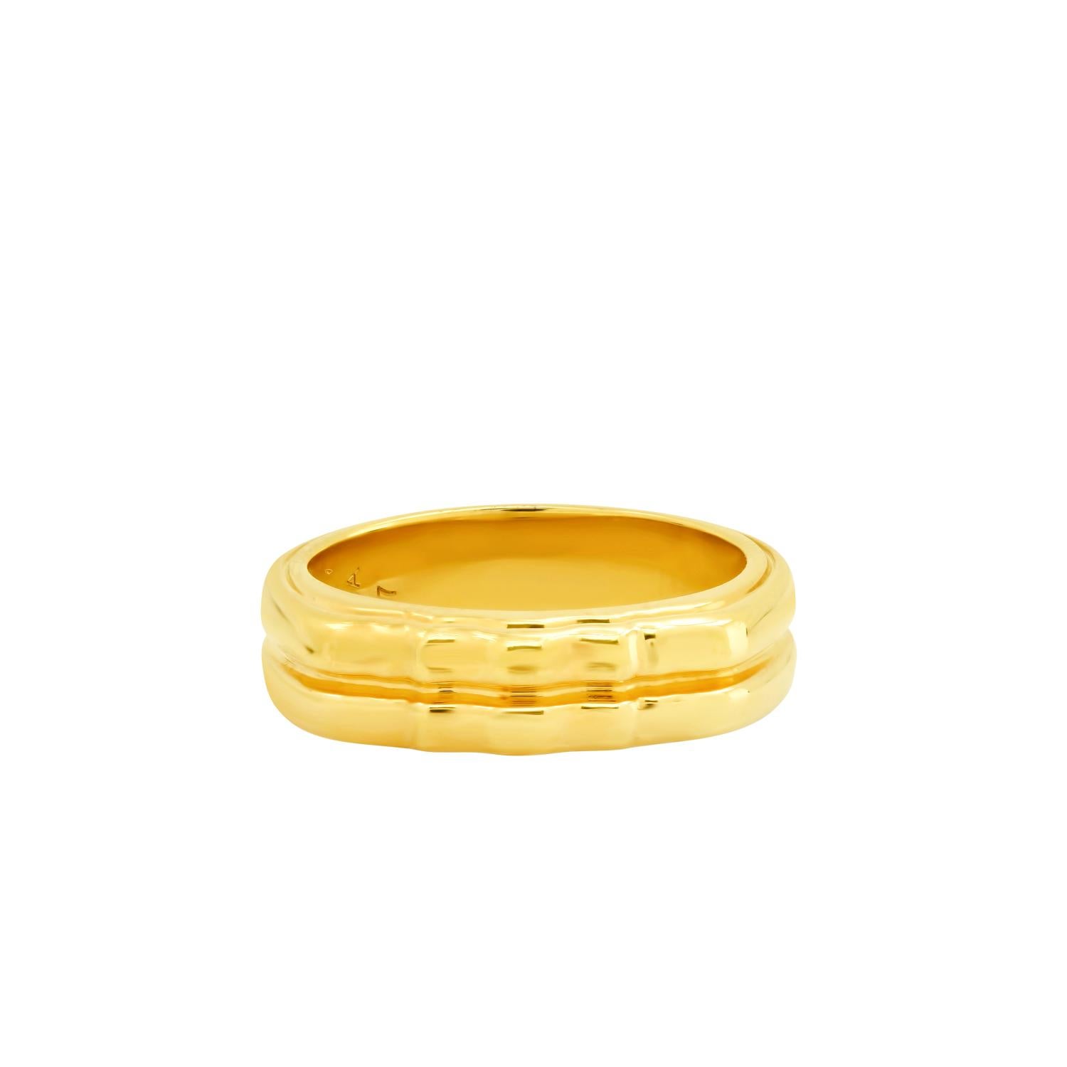 Contemporary FARBOD 18 Karat Yellow Gold Ring 