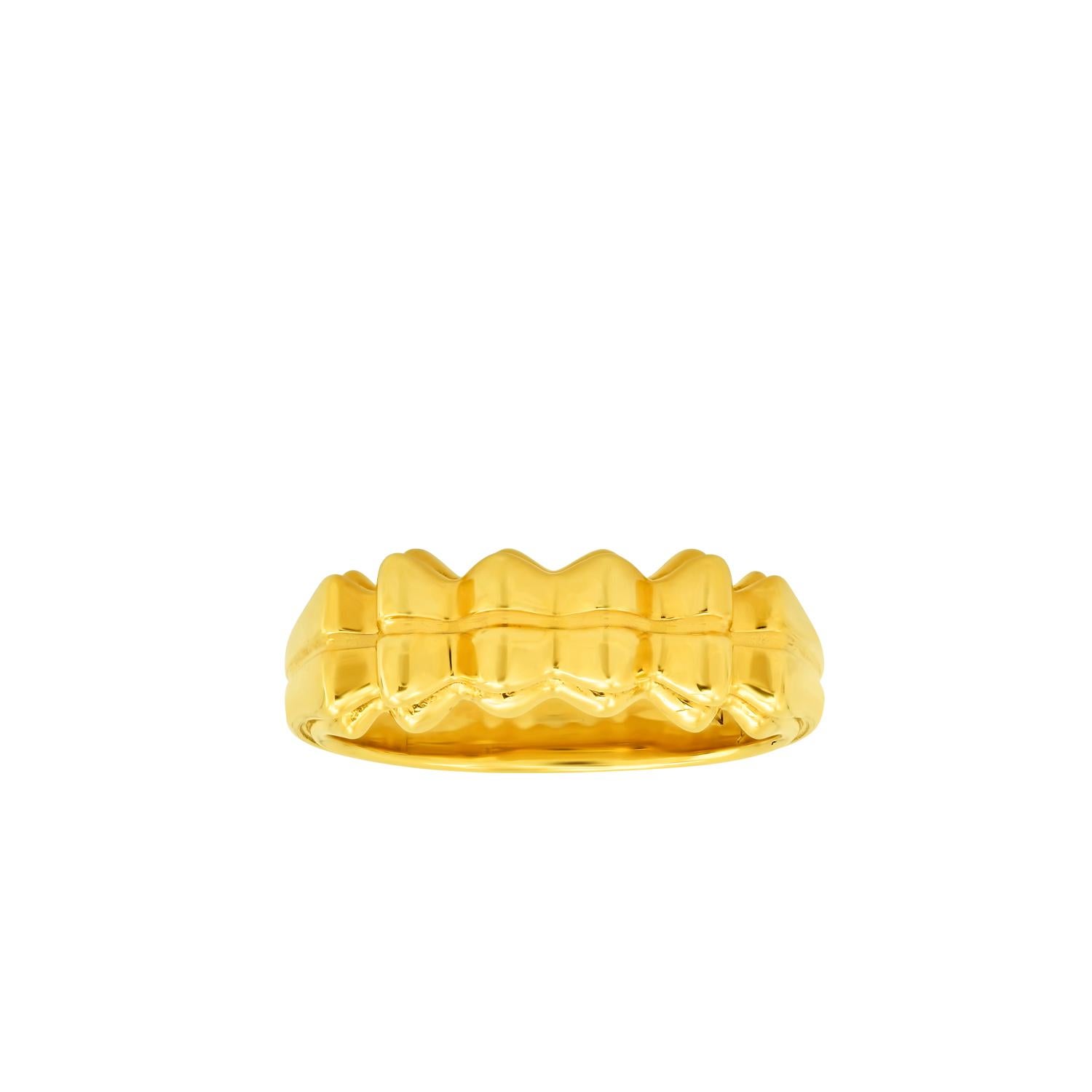 Contemporary FARBOD 18 Karat Yellow Gold Ring 
