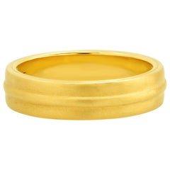 FARBOD 18 Karat Yellow Gold Wedding Ring "Bold" 'Unisex'