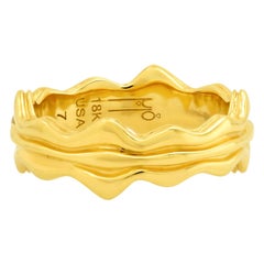 FARBOD 18 Karat Yellow Gold Wedding Ring "Majestic" 
Unisex
