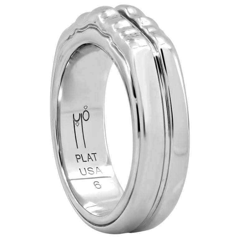 FARBOD Platinum Ring "Mirage" 'Unisex' For Sale