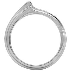 FARBOD 'Unisex' Platinum Ring "Peak"