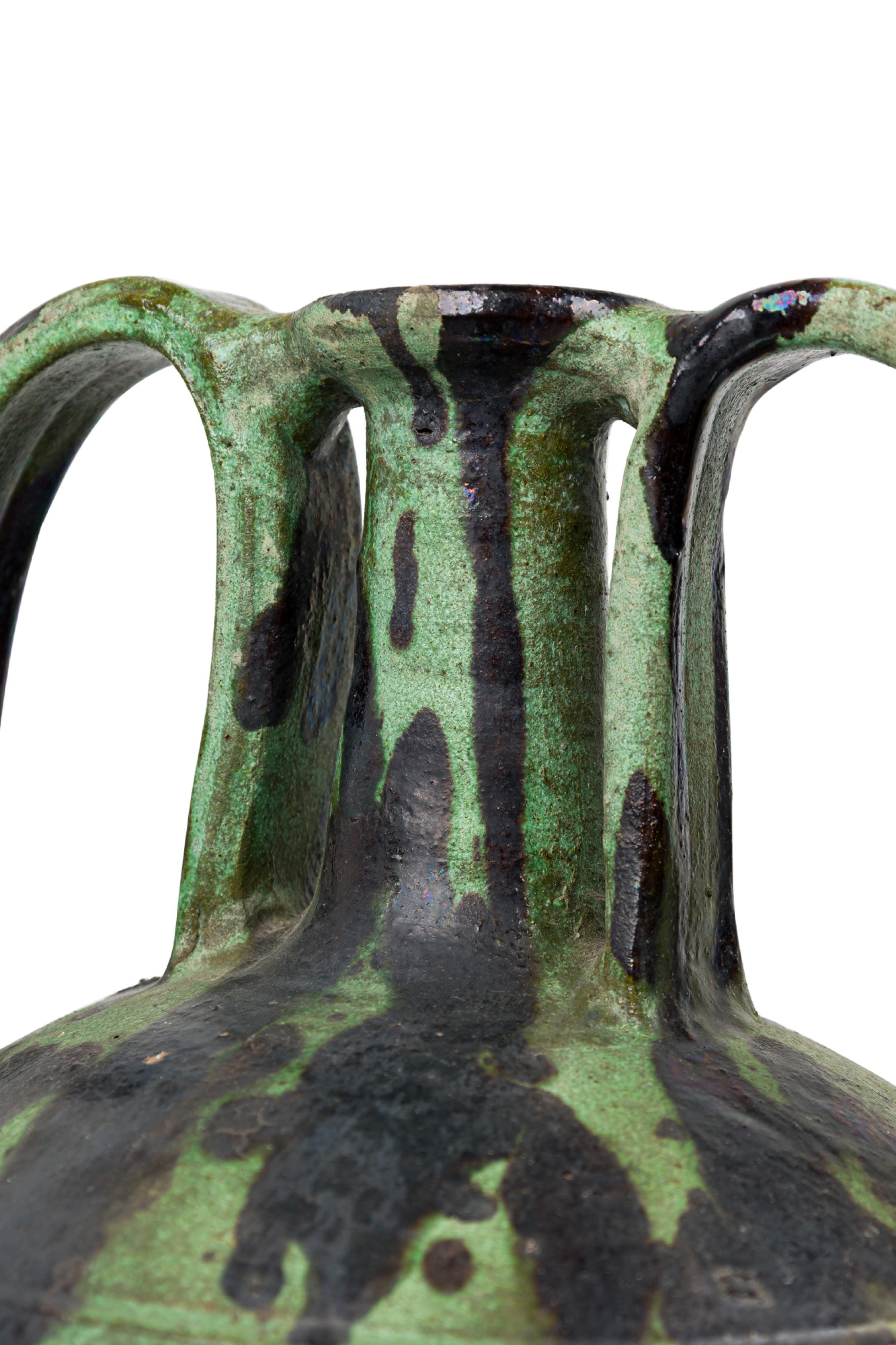Farci Saverio, vase de table italien en céramique Amphora du milieu du siècle dernier en vente 4