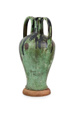 Farci Saverio Italienische Amphora Keramische Tischvase aus der Mitte des Jahrhunderts