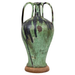 Farci Saverio Jarrón de mesa italiano de cerámica Amphora Ceramics de mediados de siglo