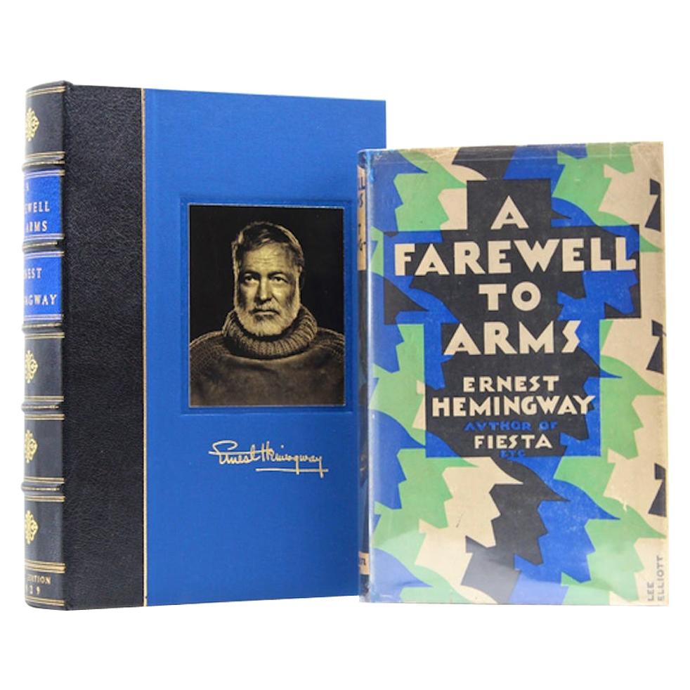 "A Farewell to Arms by Ernest Hemingway, " First UK Edition, Original Dust Jacket