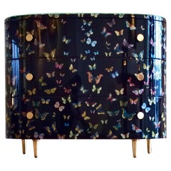 'Farfalle' (Butterflies) Chest of Drawers by Fornasetti, Contemporary Production