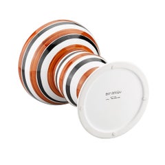 Jarrón de cerámica Fargo de Roger Selden para Post Design Collection/Memphis