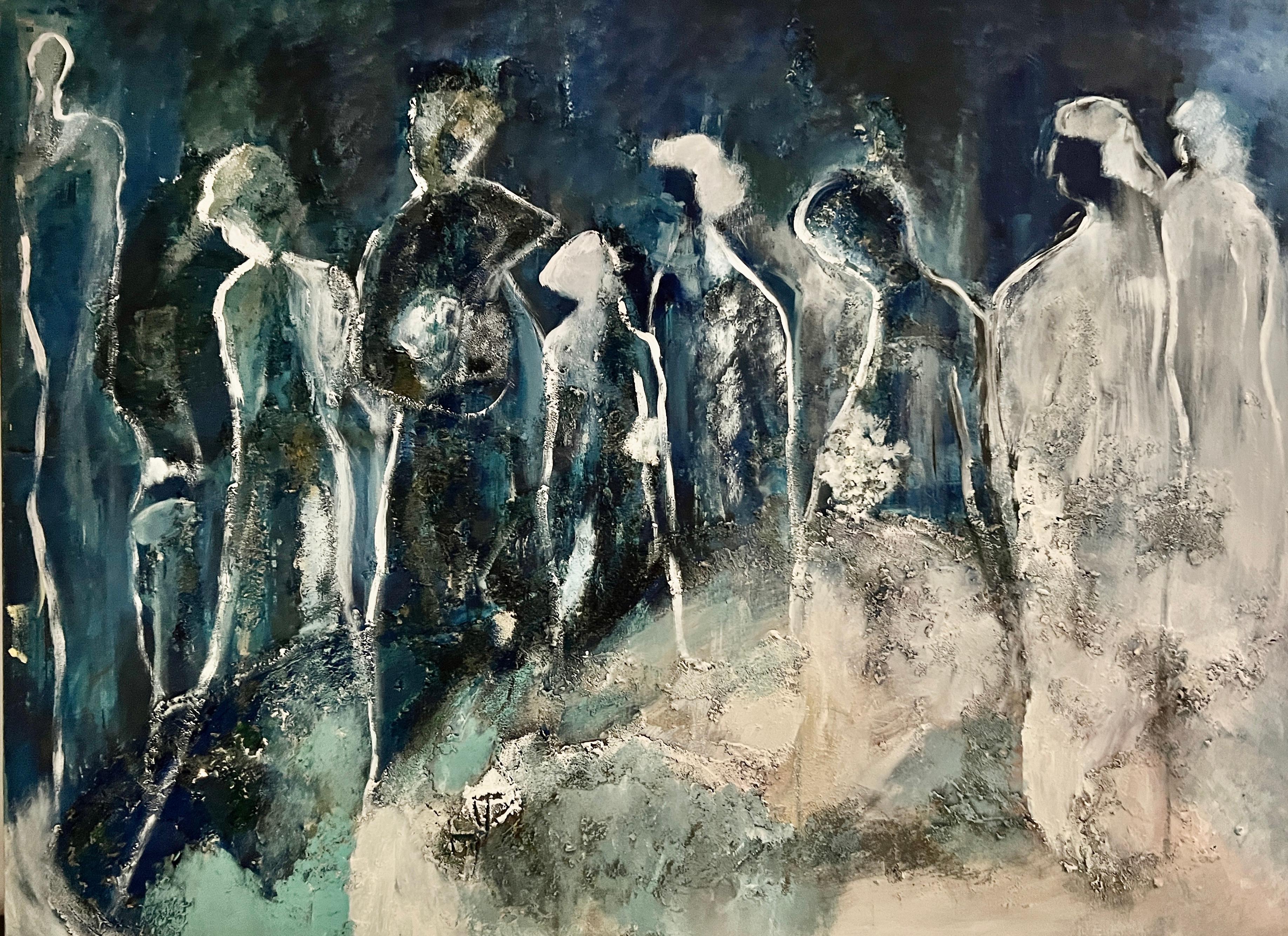 Fariba Baghi Figurative Painting – Kunstwerk IV