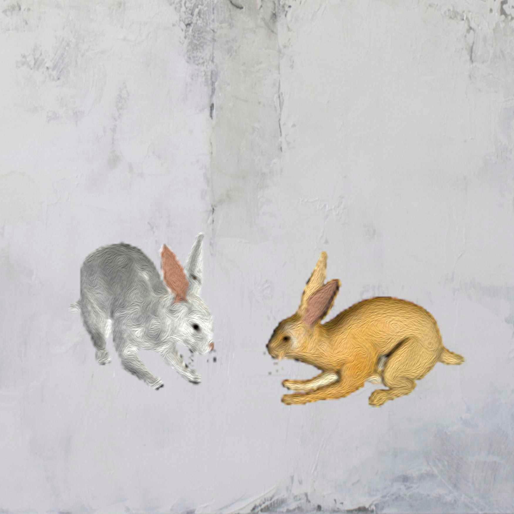 Prelude to Alice in Wonderland - Contemporary Mixed Media Art by Farideh Lashai