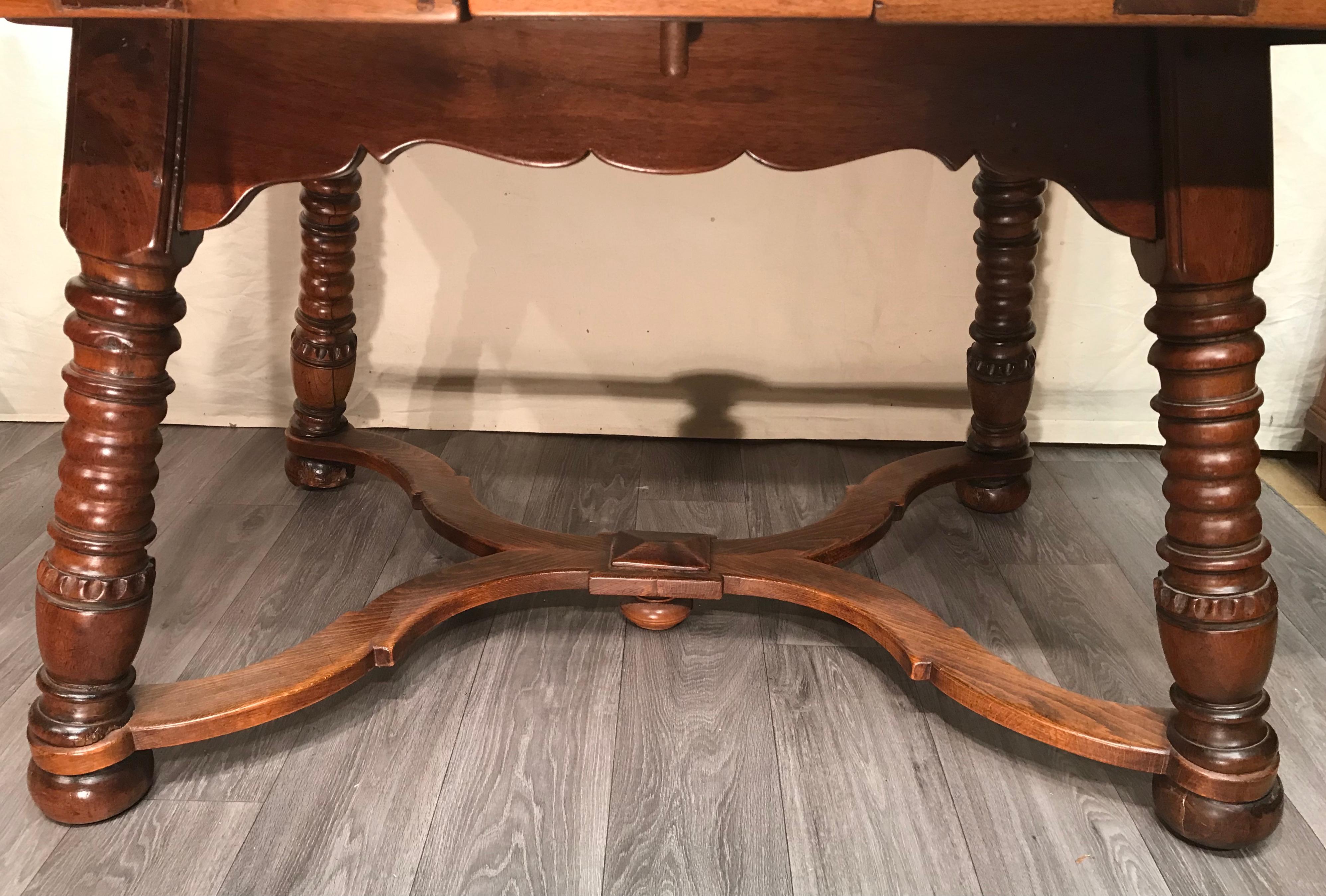 Swiss Farm Dining Table, Baroque Period 18th Century, Switzerland For Sale