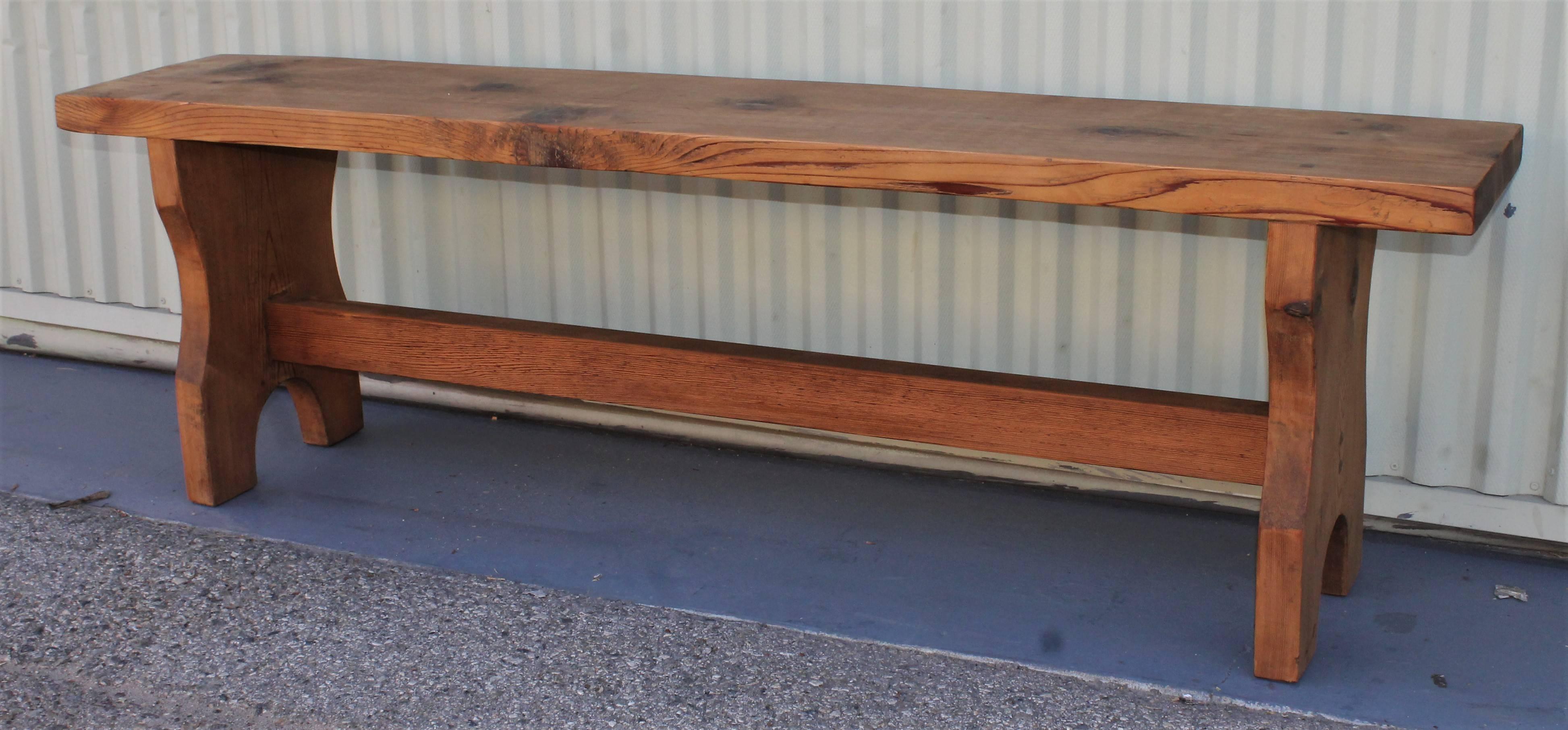 Farm House Amish Made Benches, Pair at 1stDibs